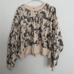Taylor Swift Beige Eras Tour Sweatshirt